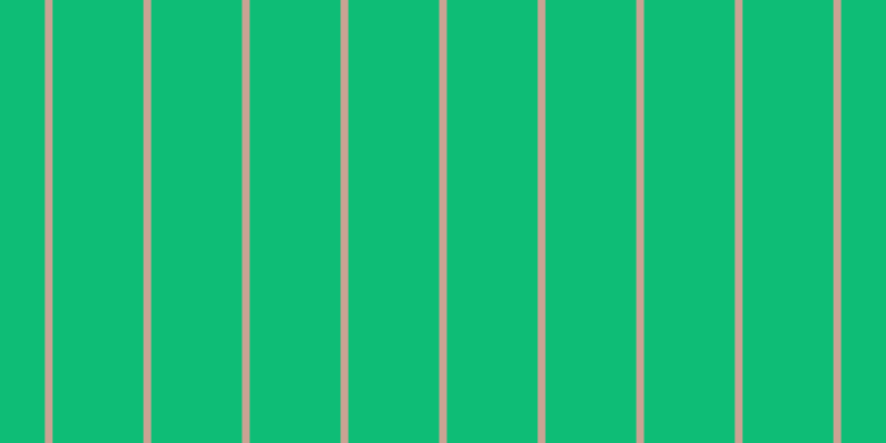 #0ebd76, #caa393 vertical lines, seven pixels wide, eighty-two pixels apart