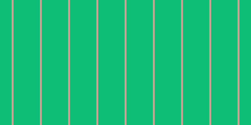 #0ebd76, #caa393 vertical lines, six pixels wide, eighty-four pixels apart
