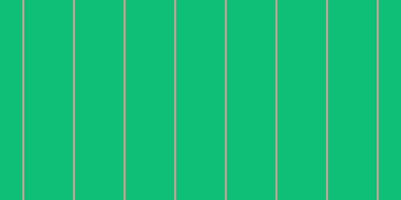 #0ebd76, #caa393 vertical lines, four pixels wide, ninety-seven pixels apart