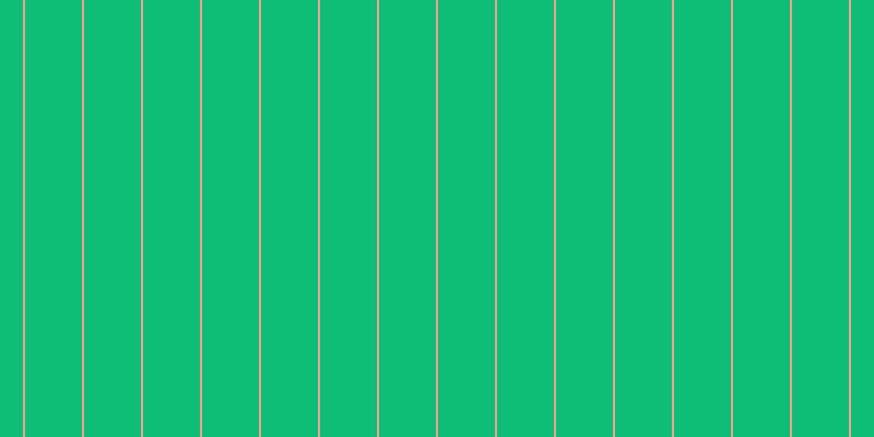 #0ebd76, #eba393 vertical lines, two pixels wide, fifty-two pixels apart