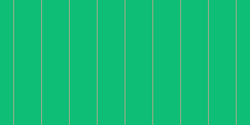 #0ebd76, #eba393 vertical lines, two pixels wide, eighty-seven pixels apart