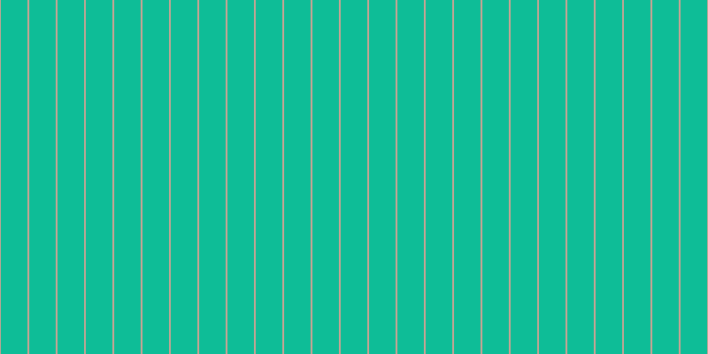 #0ebd97, #caa393 vertical lines, two pixels wide, thirty pixels apart