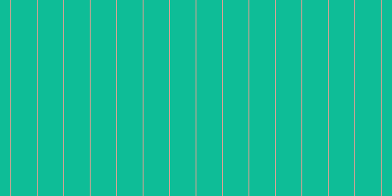 #0ebd97, #caa393 vertical lines, two pixels wide, fifty-two pixels apart