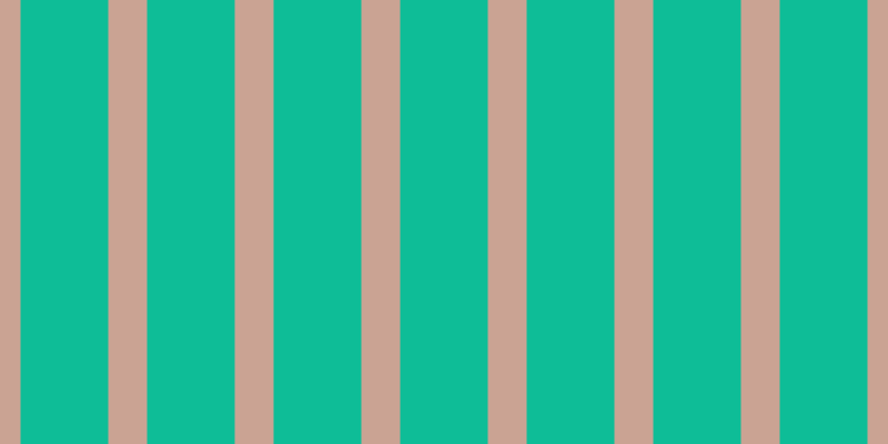 #0ebd97, #caa393 vertical lines, thirty-five pixels wide, seventy-nine pixels apart