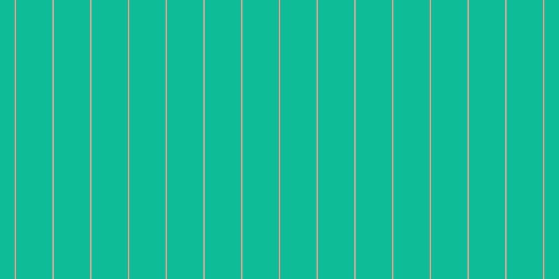 #0ebd97, #eba393 vertical lines, two pixels wide, fifty-two pixels apart