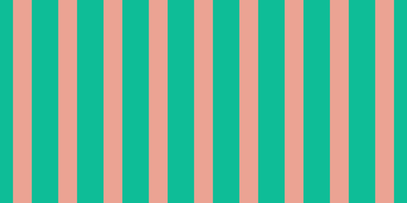 #0ebd97, #eba393 vertical lines, thirty-seven pixels wide, fifty-two pixels apart