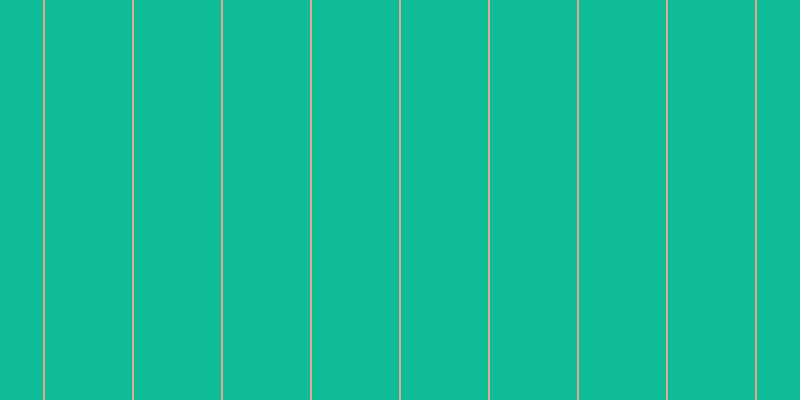 #0ebd97, #eba393 vertical lines, two pixels wide, eighty-seven pixels apart