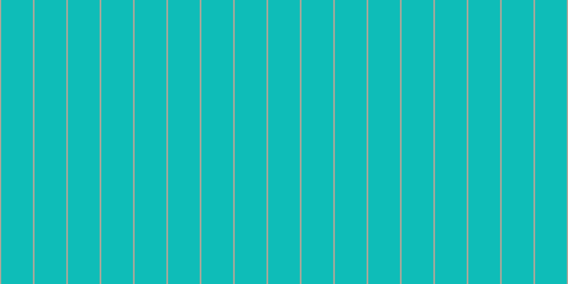 #0ebdb8, #caa393 vertical lines, two pixels wide, forty-five pixels apart