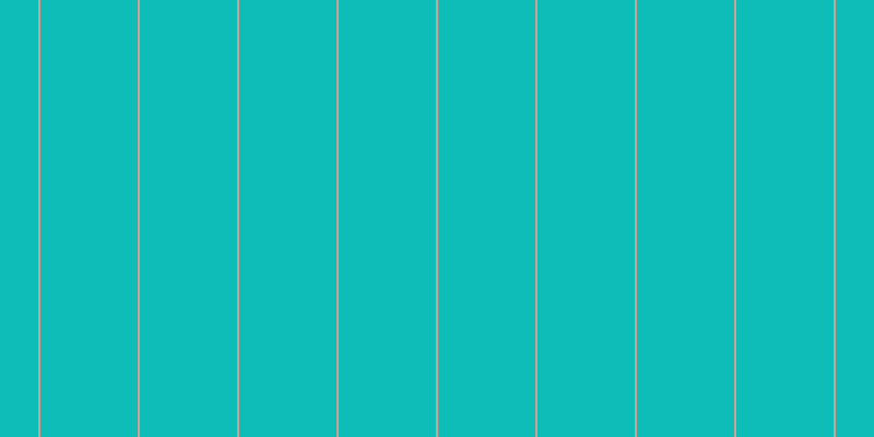 #0ebdb8, #caa393 vertical lines, two pixels wide, eighty-nine pixels apart