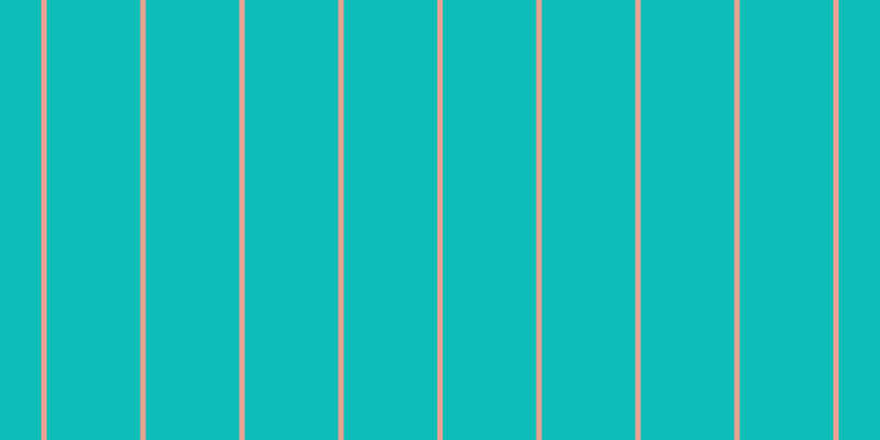 #0ebdb8, #eba393 vertical lines, five pixels wide, eighty-five pixels apart
