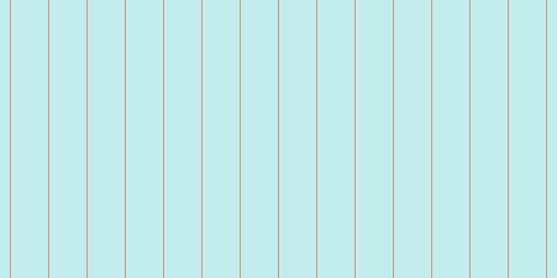 #0ebdb8 (25%), #caa393 vertical lines, two pixels wide, fifty-three pixels apart