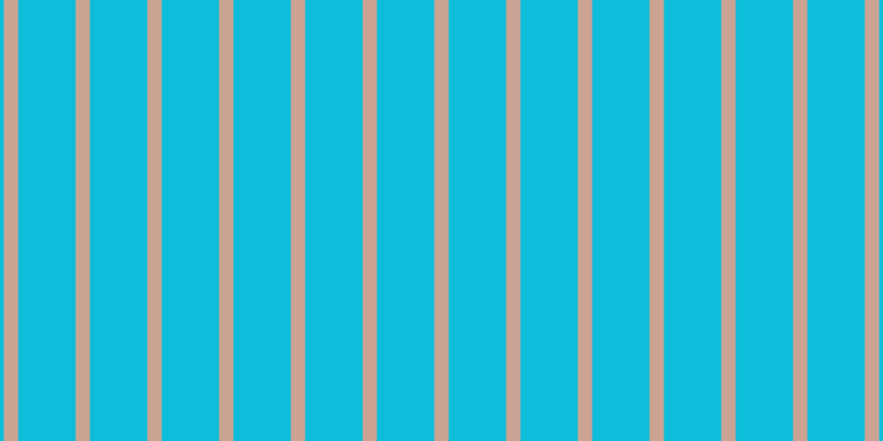 #0ebdd9, #caa393 vertical lines, thirteen pixels wide, fifty-two pixels apart