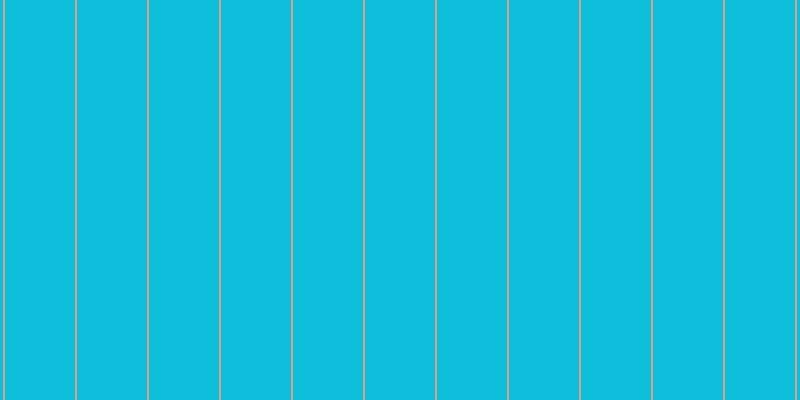 #0ebdd9, #caa393 vertical lines, two pixels wide, seventy pixels apart
