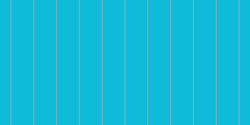 #0ebdd9, #caa393 vertical lines, two pixels wide, seventy-one pixels apart