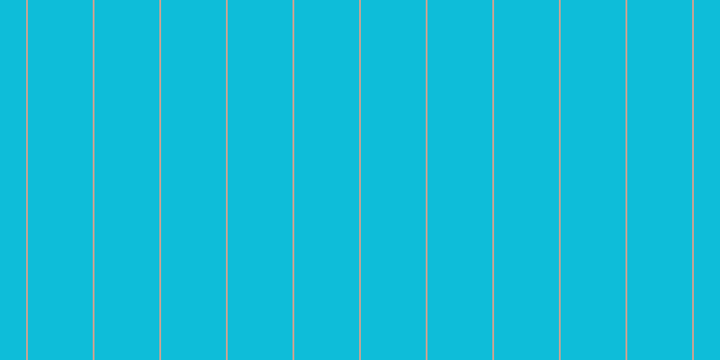 #0ebdd9, #caa393 vertical lines, two pixels wide, seventy-two pixels apart