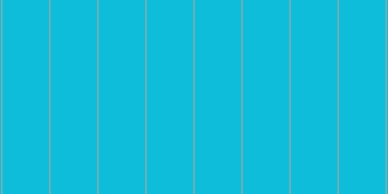 #0ebdd9, #caa393 vertical lines, two pixels wide, ninety-seven pixels apart