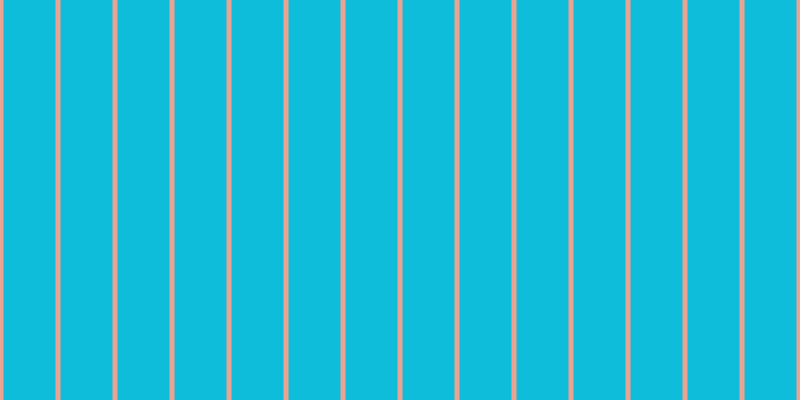 #0ebdd9, #eba393 vertical lines, five pixels wide, fifty-two pixels apart