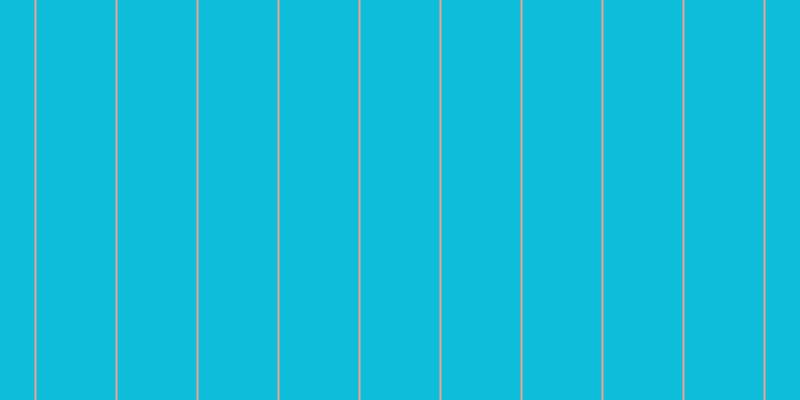 #0ebdd9, #eba393 vertical lines, two pixels wide, seventy-nine pixels apart