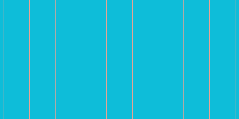 #0ebdd9, #eba393 vertical lines, two pixels wide, eighty-four pixels apart