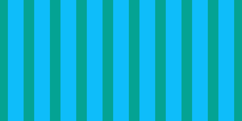 #0ebdfa, #04a393 vertical lines, thirty-five pixels wide, fifty-two pixels apart