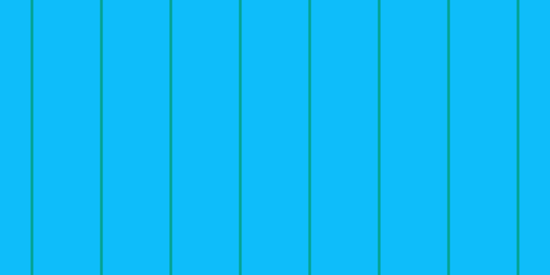 #0ebdfa, #04a393 vertical lines, four pixels wide, ninety-seven pixels apart