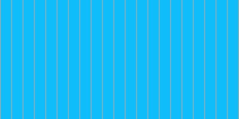 #0ebdfa, #caa393 vertical lines, two pixels wide, thirty-six pixels apart