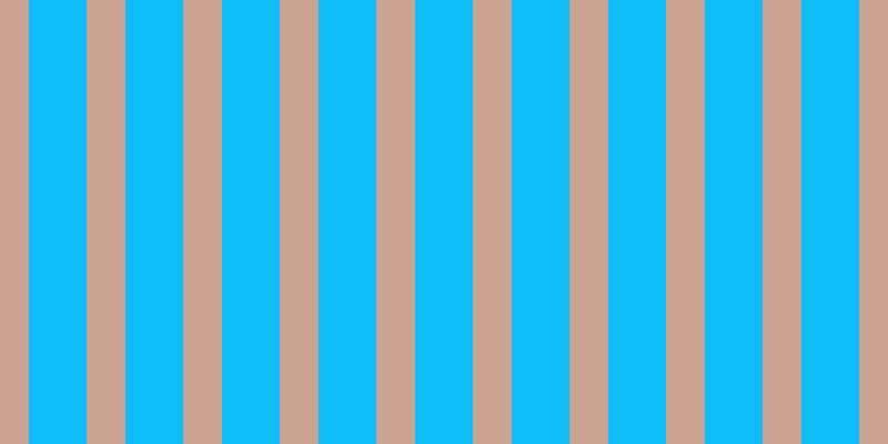 #0ebdfa, #caa393 vertical lines, thirty-five pixels wide, fifty-two pixels apart
