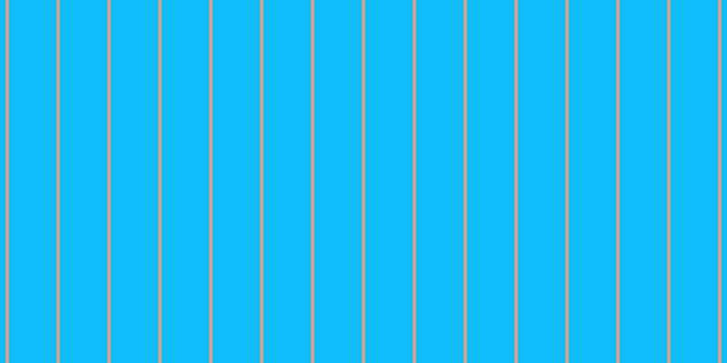 #0ebdfa, #caa393 vertical lines, four pixels wide, fifty-two pixels apart