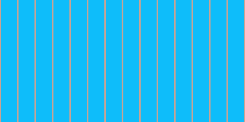 #0ebdfa, #caa393 vertical lines, five pixels wide, fifty-two pixels apart