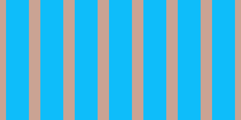 #0ebdfa, #caa393 vertical lines, thirty-eight pixels wide, seventy-six pixels apart