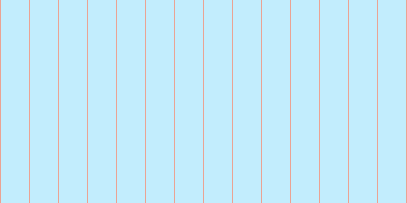 #0ebdfa (25%), #eba393 vertical lines, two pixels wide, fifty-five pixels apart