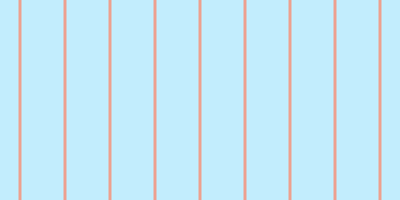 #0ebdfa (25%), #eba393 vertical lines, six pixels wide, eighty-four pixels apart