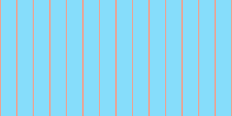 #0ebdfa (50%), #eba393 vertical lines, five pixels wide, fifty-two pixels apart