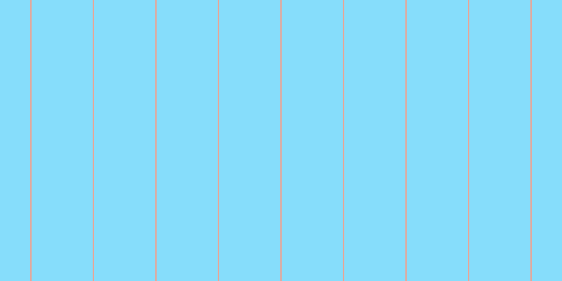 #0ebdfa (50%), #eba393 vertical lines, two pixels wide, eighty-seven pixels apart