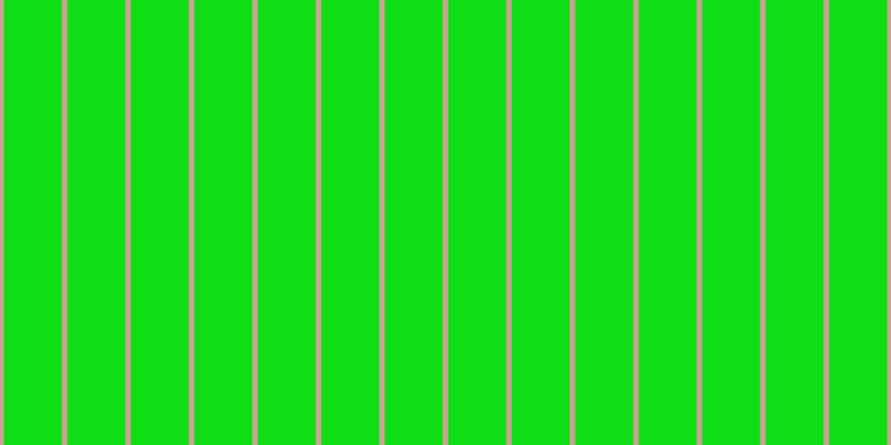 #0ede13, #caa393 vertical lines, five pixels wide, fifty-two pixels apart