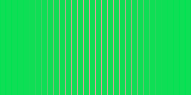 #0ede55, #caa393 vertical lines, two pixels wide, twenty-three pixels apart