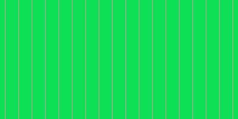 #0ede55, #caa393 vertical lines, two pixels wide, forty-three pixels apart