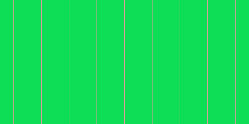 #0ede55, #caa393 vertical lines, two pixels wide, eighty-seven pixels apart