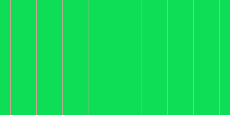 #0ede55, #caa393 vertical lines, two pixels wide, eighty-nine pixels apart