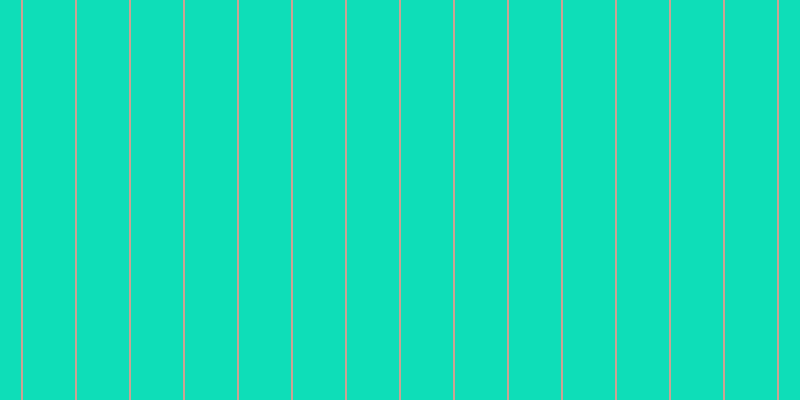 #0edeb8, #caa393 vertical lines, two pixels wide, fifty-two pixels apart