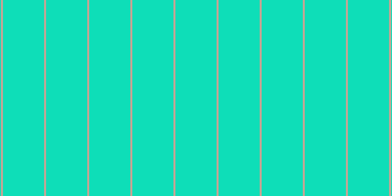 #0edeb8, #caa393 vertical lines, four pixels wide, eighty-four pixels apart