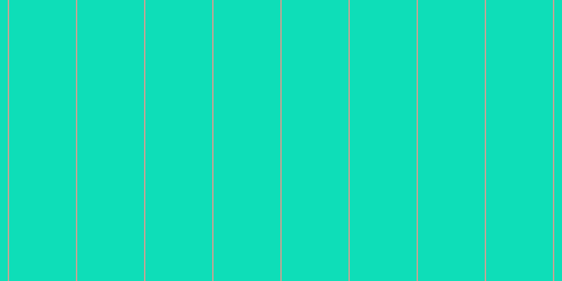 #0edeb8, #caa393 vertical lines, two pixels wide, ninety-five pixels apart