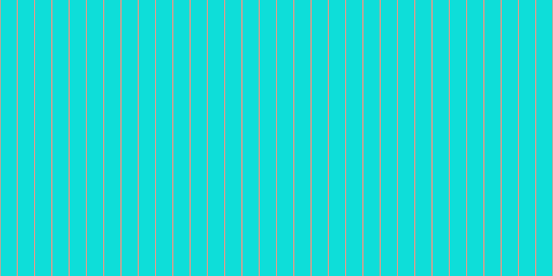 #0eded9, #caa393 vertical lines, two pixels wide, twenty-three pixels apart