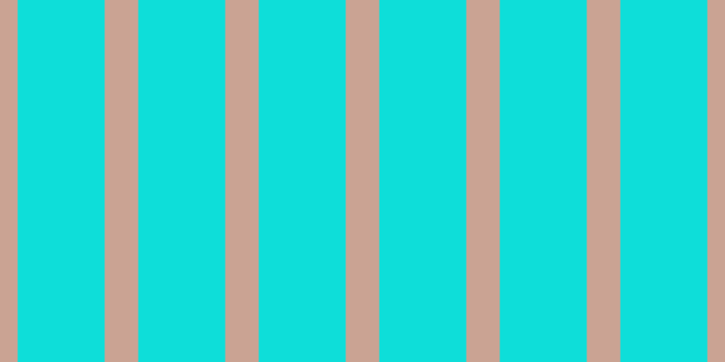 #0eded9, #caa393 vertical lines, thirty-seven pixels wide, ninety-six pixels apart