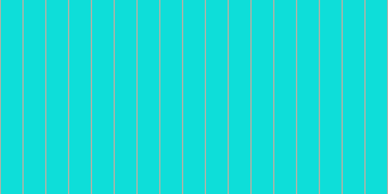#0eded9, #eba393 vertical lines, two pixels wide, forty-five pixels apart