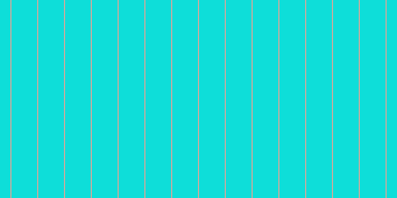 #0eded9, #eba393 vertical lines, two pixels wide, fifty-two pixels apart
