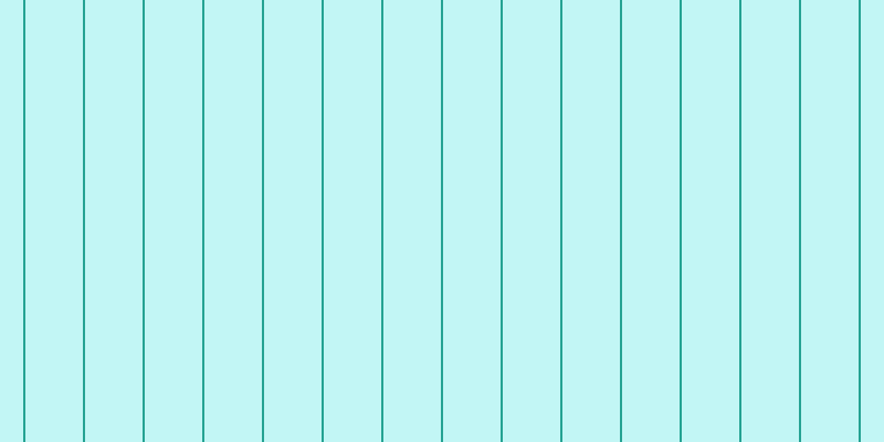 #0eded9 (25%), #25a393 vertical lines, two pixels wide, fifty-two pixels apart