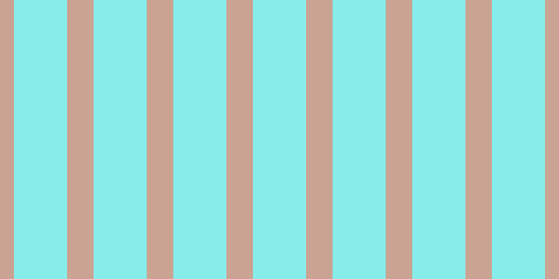 #0eded9 (50%), #caa393 vertical lines, thirty-eight pixels wide, seventy-six pixels apart