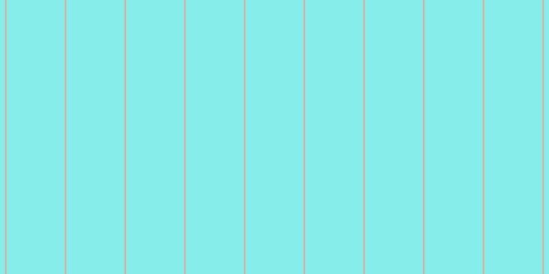 #0eded9 (50%), #eba393 vertical lines, two pixels wide, eighty-five pixels apart