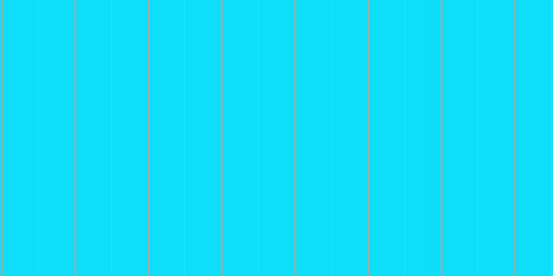 #0edefa, #caa393 vertical lines, one pixels wide, fifty-two pixels apart